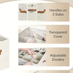 Luxury Clear Shoe Organizer Box – Stackable Dustproof Storage