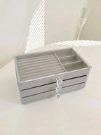 3 Layers Luxury Jewellery Box | Tangled Chains. Lost Earrings. Never Again | Womens Gift