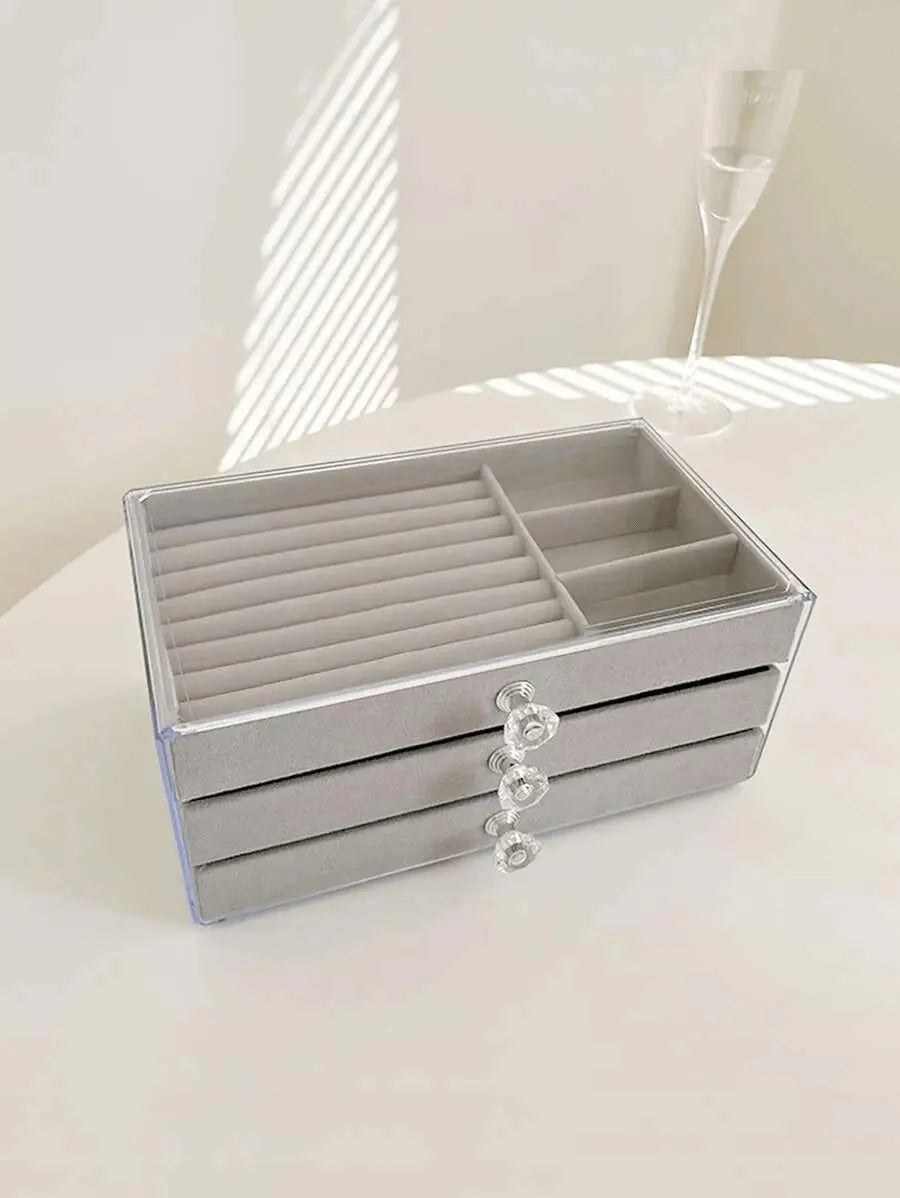 3 Layers Luxury Jewellery Box | Tangled Chains. Lost Earrings. Never Again | Womens Gift