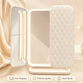 AuraGlow™ LED Makeup Mirror & Organiser | Bad Lighting Is Ruining Your Makeup — This Fixes It