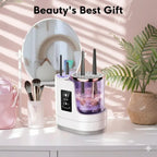 LuminaWash™ Electric Brush Cleaner & Dryer | Salon-Clean Brushes at Home in Under 30 Minutes